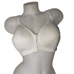 WHITE VANITY FAIR BODY CARESS WIRELESS BRA 42C